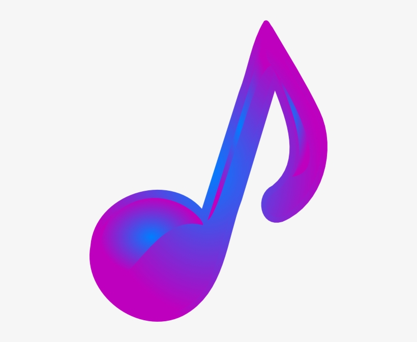 Musical Notes Clipart Music Symbol - Music Notes Purple, transparent png #433199