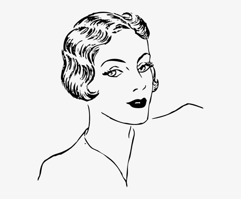 Original Png Clip Art File Woman Bob Haircut Svg Images Free
