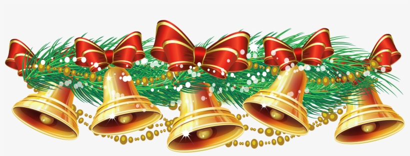 Graphic Transparent Stock Free Christmas Bell Clipart - Transparent Christmas Bells Png, transparent png #433320