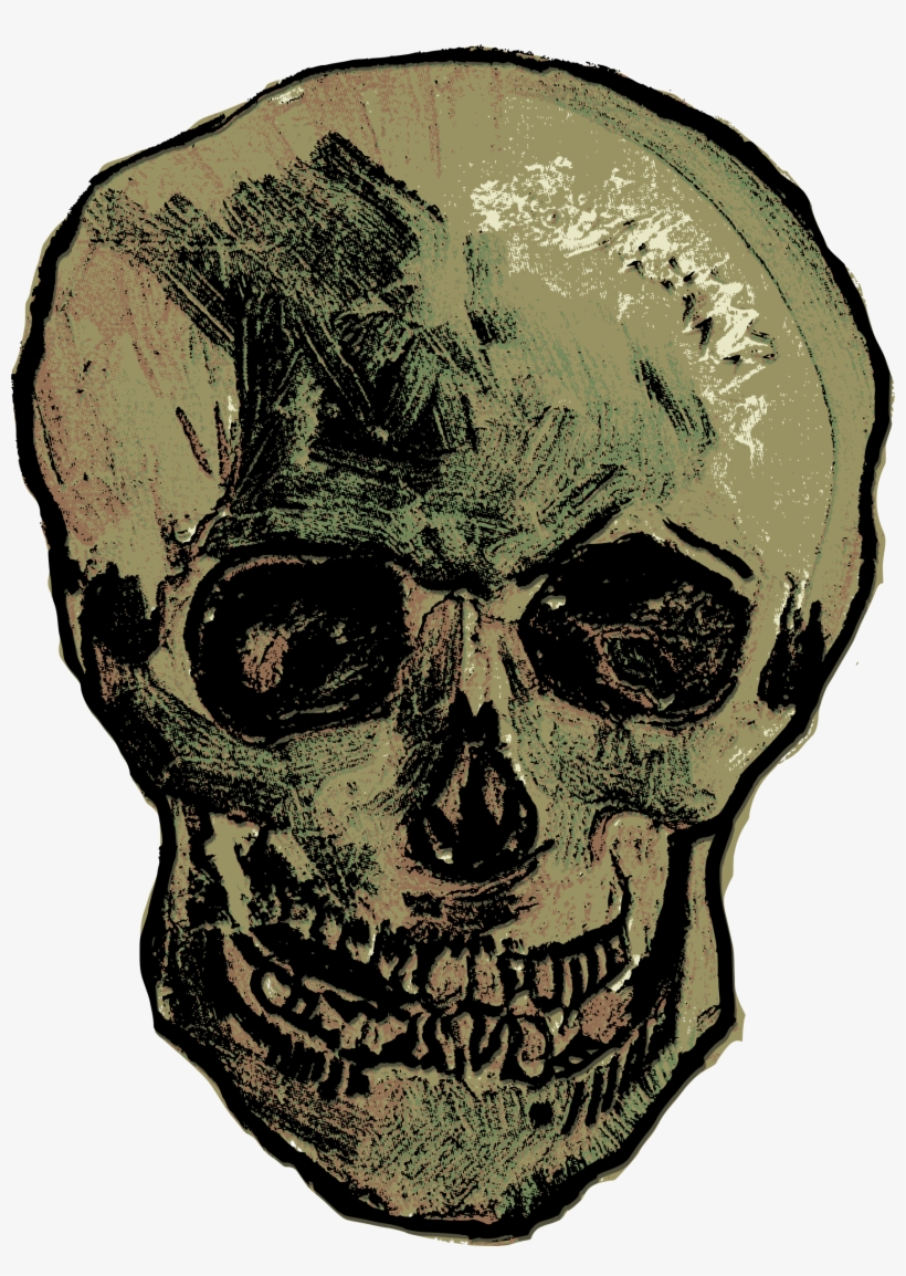 This Free Icons Png Design Of Van Gogh Skull, transparent png #433643