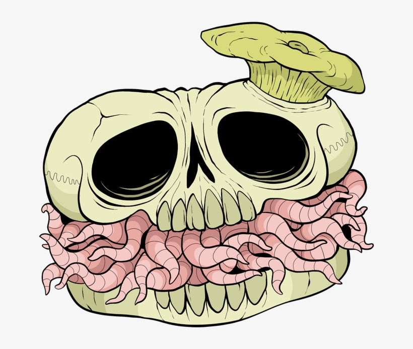 Harmburger-skull - Skull, transparent png #433668