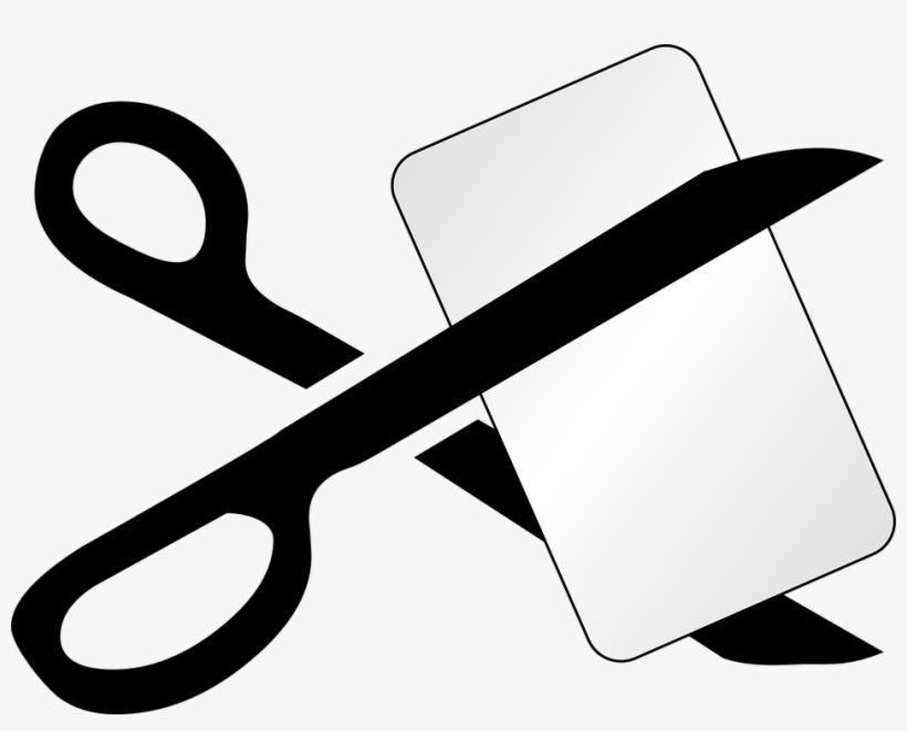 Cut Clipart Black And White, transparent png #433780