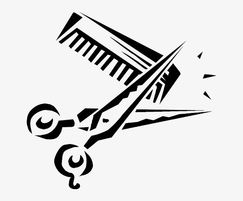 Scissors, Comb, Tool, Hairdresser, Haircut - Scissors Clip Art, transparent png #433878