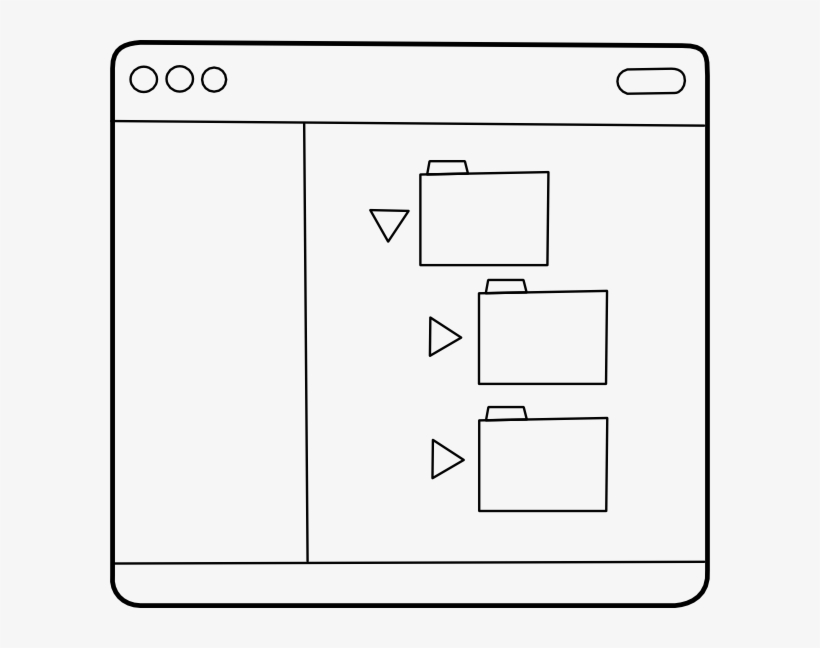 How To Set Use Folder Tree Icon Clipart, transparent png #433929