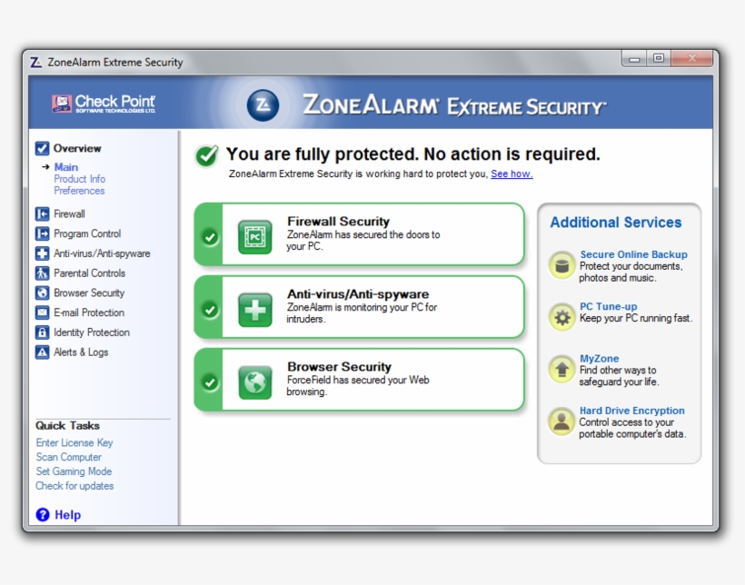 Zonealarm - Zonealarm Extreme Security 2010, transparent png #434487