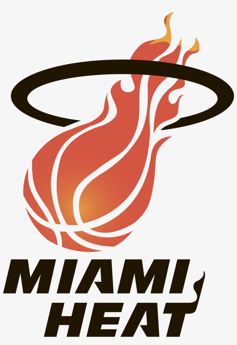 Miami Heat Logo - Miami Heat Logo 1993, transparent png #434548