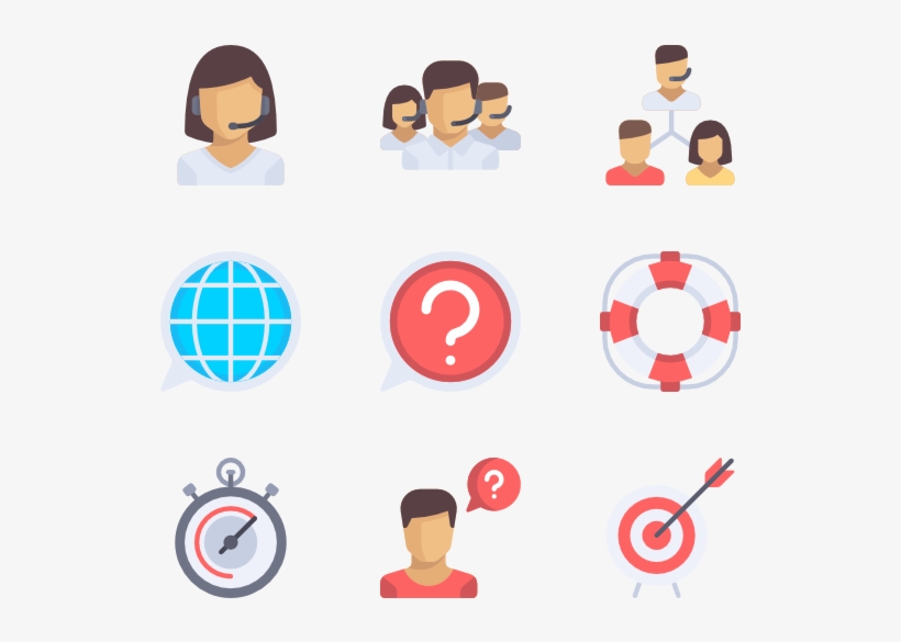 Customer Service Icons - Customer Service Flat Icon, transparent png #434651