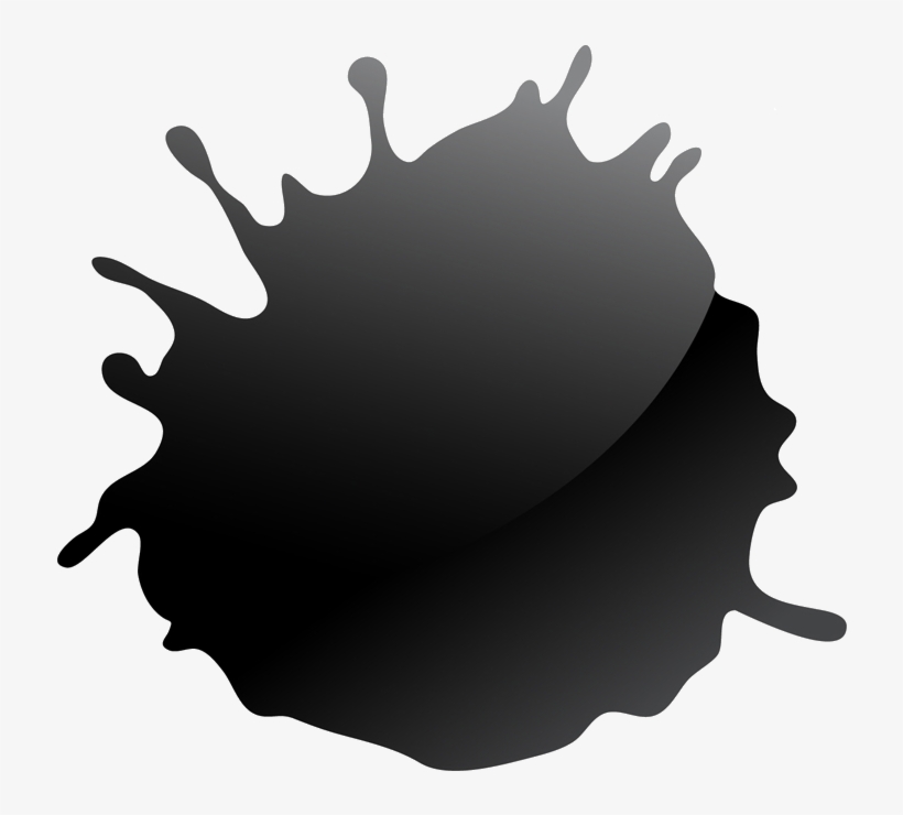 Black Paint Splashes Png Free Cliparts That You Can - Colour Splashes, transparent png #435116