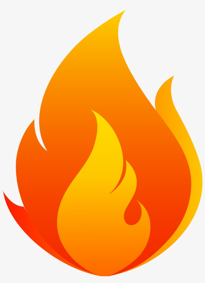 Red Vector Flowing Flames - Fire Flame Vector Png, transparent png #435273