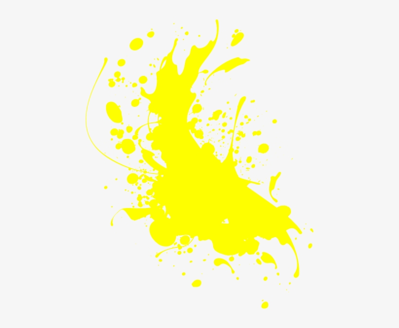 Source - Www - Clker - Com - Report - Yellow Paint - Demon Rose Lalonde, transparent png #435417