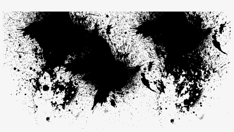 Black Splatter Png - Black Paint Splash Transparent, transparent png #435420