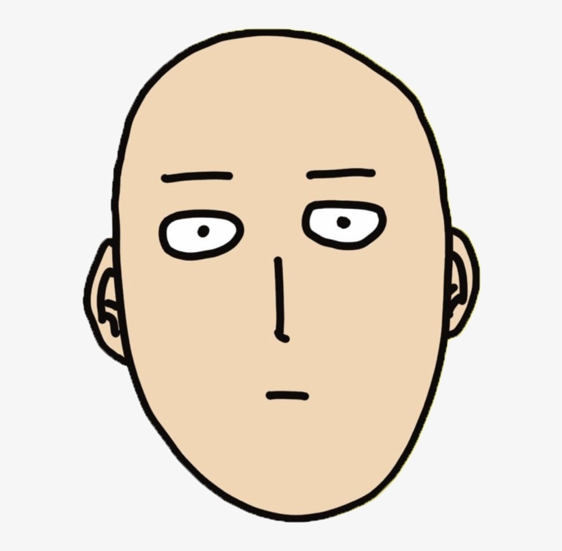 One Punch Man Funny - One Punch Man Face Transparent, transparent png #435703