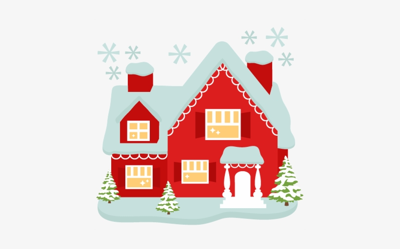 Image Freeuse Library Santa S Cut Files For Cricut - Santa Claus House Png, transparent png #435858