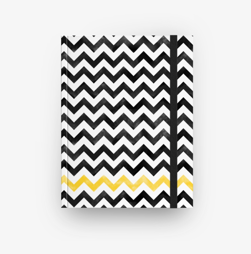 Caderno Watercolor Chevron Ii De Lorena Valimna - East Coast Changing Mat, transparent png #435977