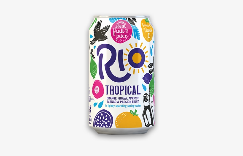 Meet The Rio Family - Rio Tropical 24x 330ml Cans, transparent png #436231