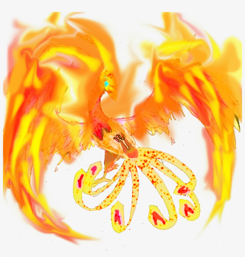 Clip Transparent Download Pheonix Drawing Phoenix In - Fire Monster Png, transparent png #436541