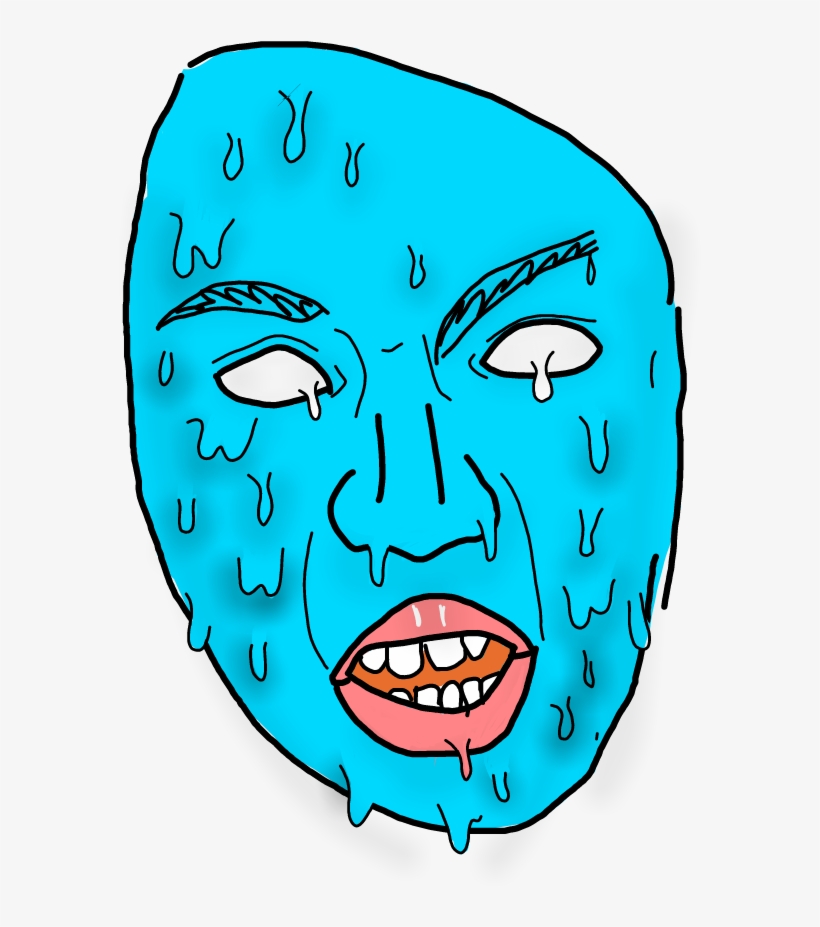 Маска Лицо Рисунок Глаза Grime Grimeart Art - Grime Art Face Png, transparent png #436619