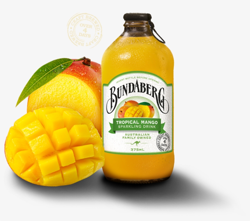 Bundaberg Brewed Drinks Tropical Mango, transparent png #436664