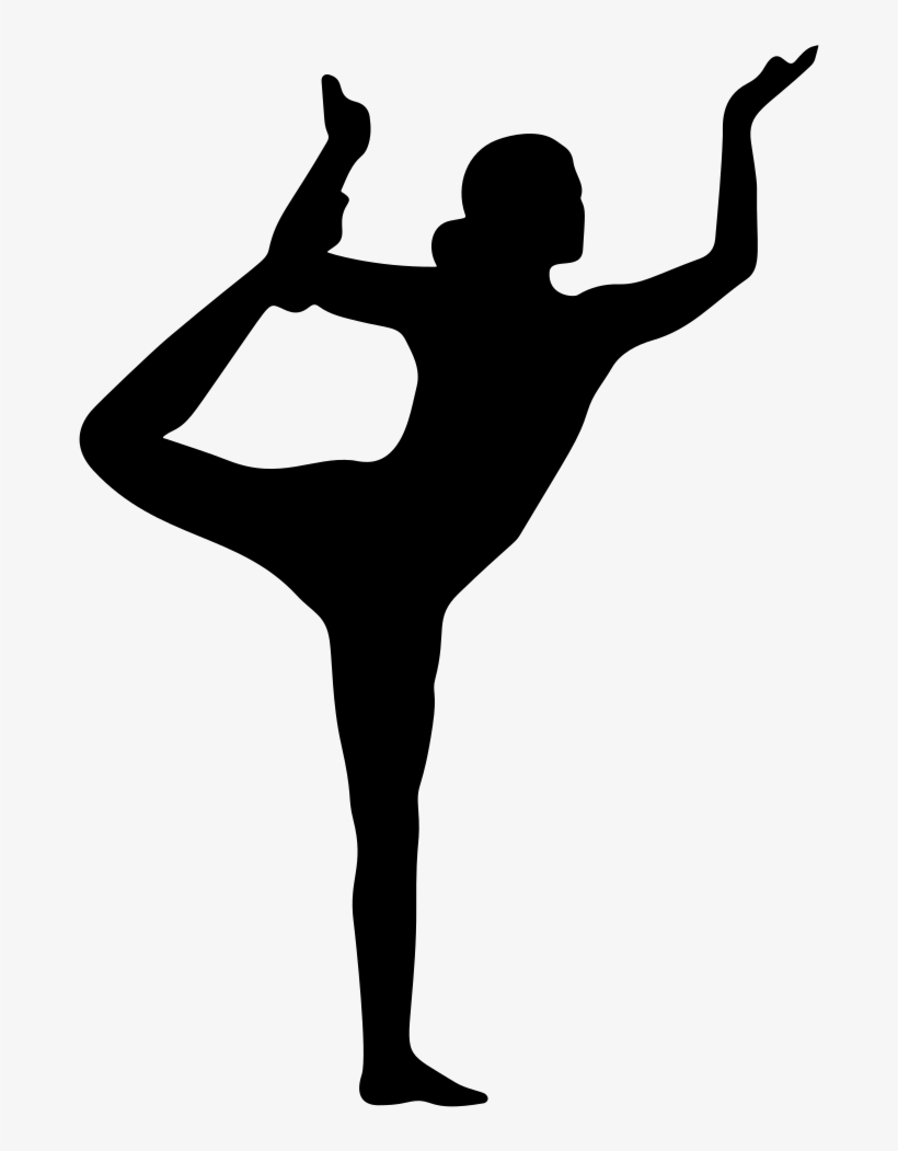 Yoga Exercise Computer Icons Asana Physical Fitness - Yoga Pose Silhouette Png, transparent png #436761