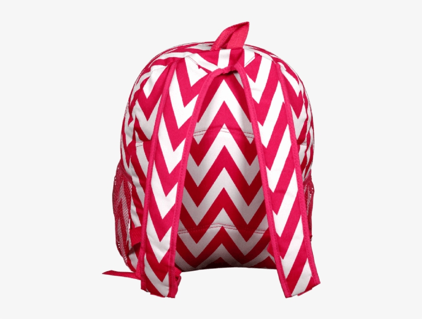 Hot Pink Chevron Backpack - Strap, transparent png #436825