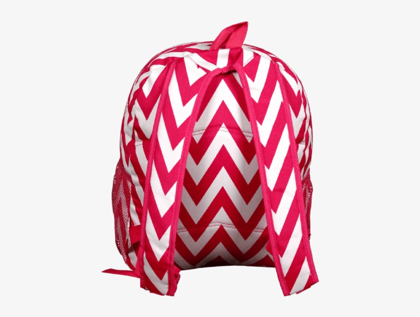 Hot Pink Chevron Backpack - Strap, transparent png #436825