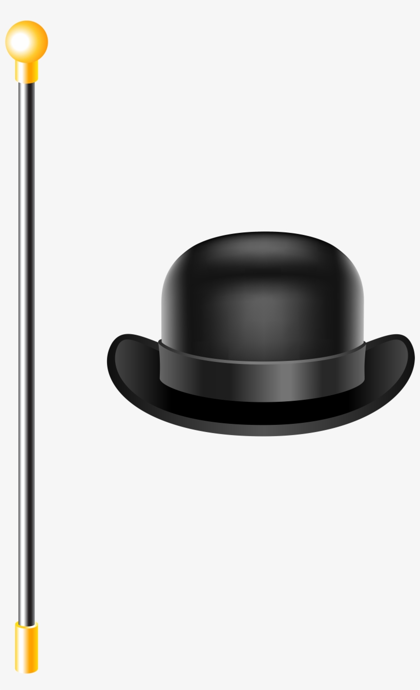 Top Hat Clipart Bowler Hat - Cane Clipart Transparent Background, transparent png #436989