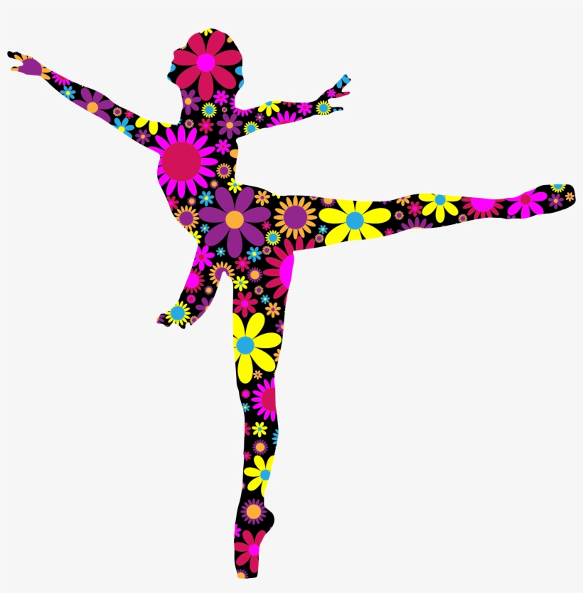 This Free Icons Png Design Of Floral Ballet Dancer, transparent png #437019