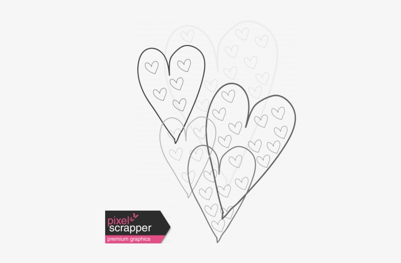 Heart Doodle Doodle - Drawing, transparent png #437076