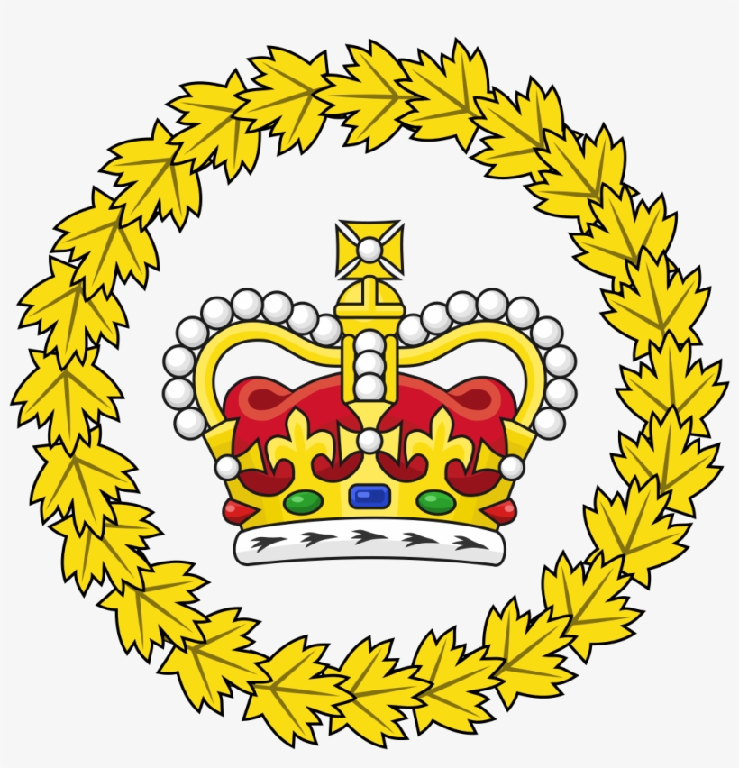 St Edward's Crown With Maple Leaves - St Edward's Crown Png, transparent png #437185