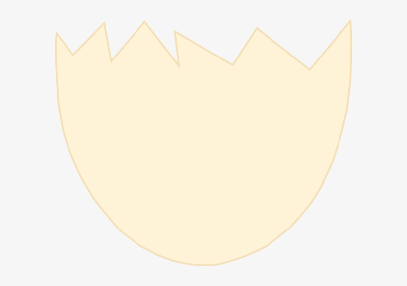Crack Vector Broken Circle - Half Egg Shell Cartoon, transparent png #437209