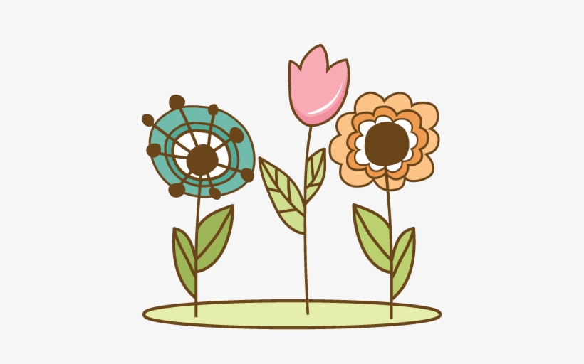 Doodle Flowers Svg Cutting Files Doodle Cut Files For - Cute Flower Doodle Png, transparent png #437279