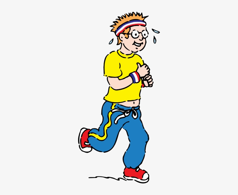 This Free Clipart Png Design Of Jogging Boy Clipart - Jogging Clipart, transparent png #437364