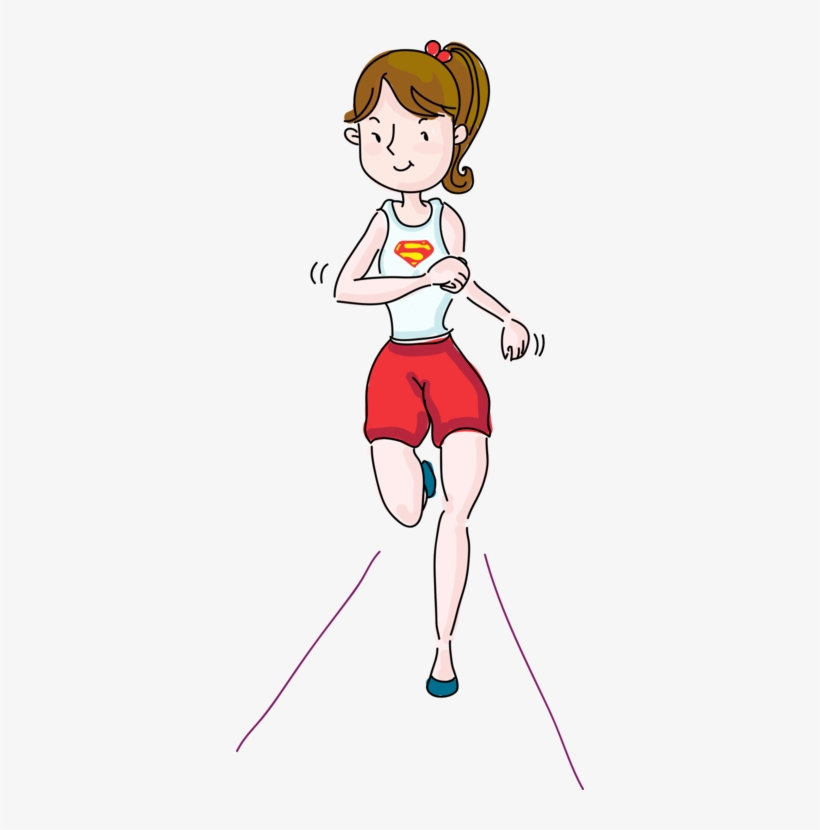 Running Greeting & Note Cards Jogging Marathon Cartoon - Runner Birthday Card, transparent png #437424