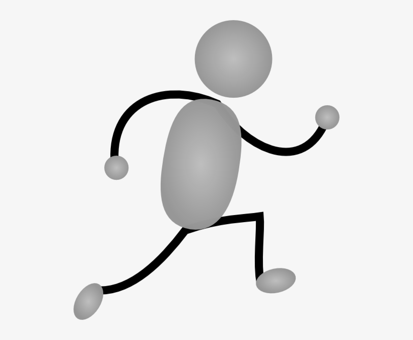 How To Set Use Silver Jogging Man Clipart, transparent png #437589