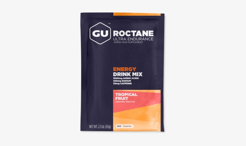 Gu Roctane Energy Drink Mix - Roctane Energy Drink Powder Pack, transparent png #437607
