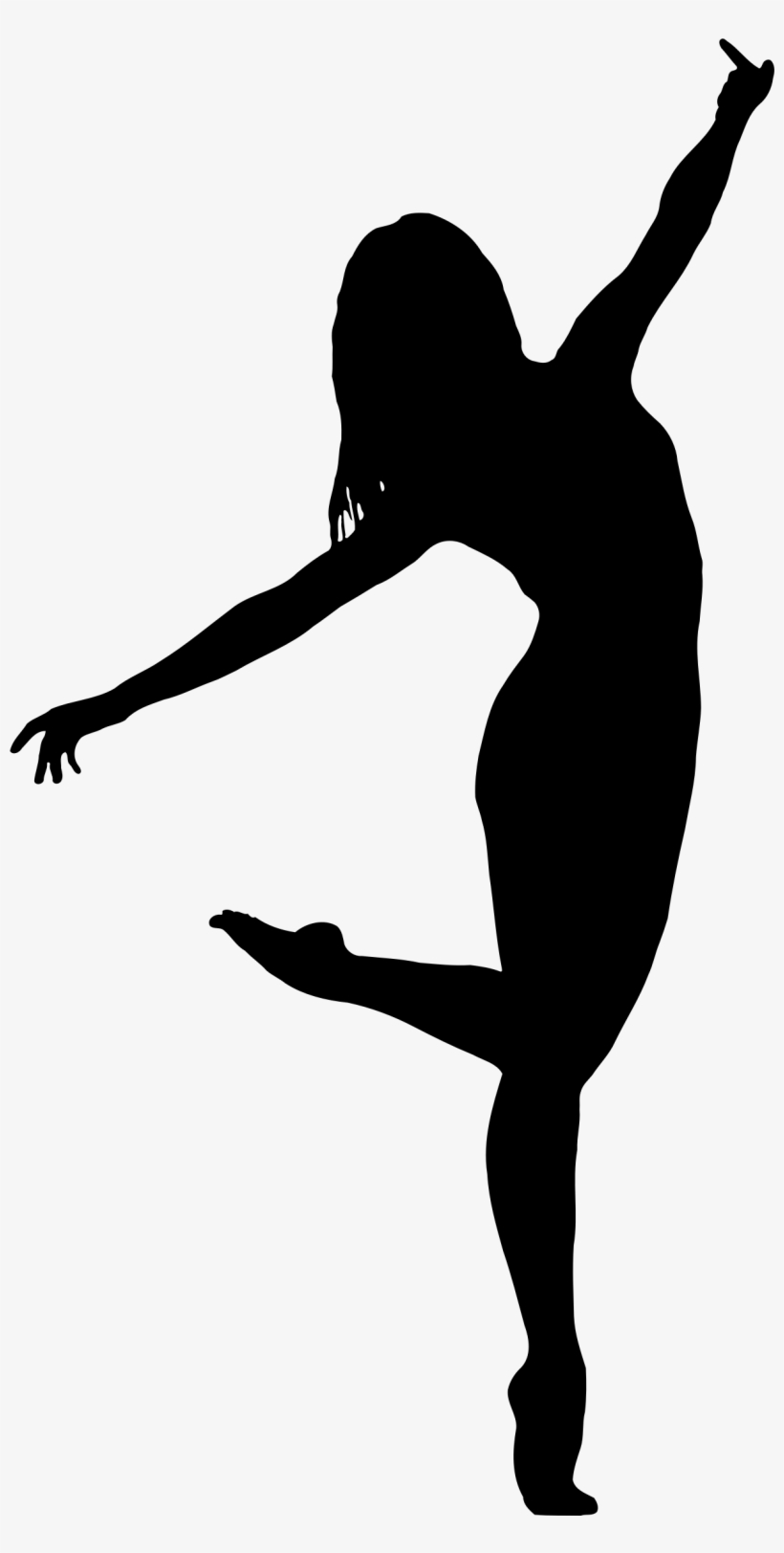 Dancer Silhouette 6 Icons Png - Dancer Silhouette Png, transparent png #437933