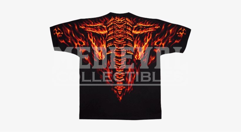 Item - Skull Inferno Shirt, transparent png #438144