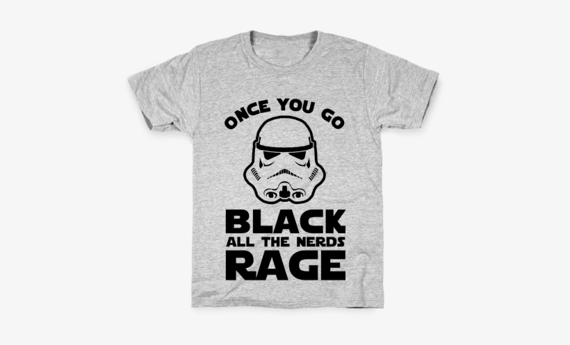 Once You Go Black The Nerds Rage Kids T-shirt - T-shirt, transparent png #438267