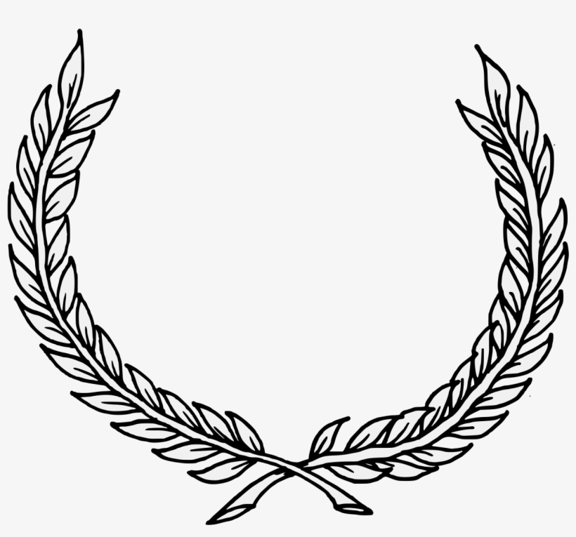 White Laurel Wreath Png - Laurel Wreath Png, transparent png #438407