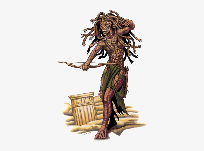 Medusa - 10c - %28flipped%29 - Medusa Pathfinder, transparent png #438904