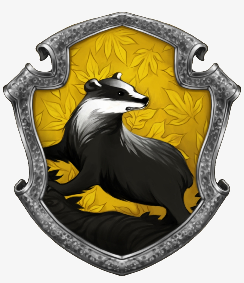 51 Hufflepuff Crest Transparent - Hufflepuff House, transparent png #439176