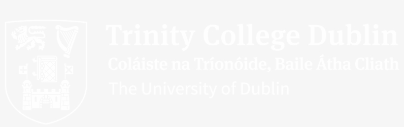 Trinity Cmyk Main White - Trinity College, Dublin, transparent png #439233