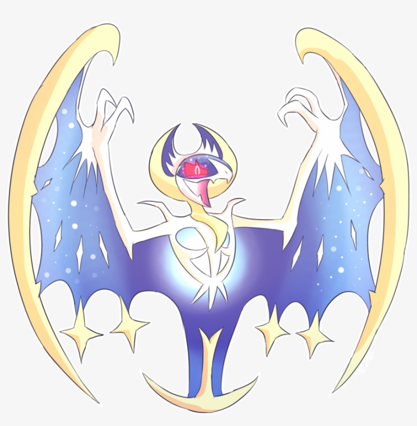 Lunar Clipart Crest - Pokemon Moon Legendary Shiny, transparent png #439478