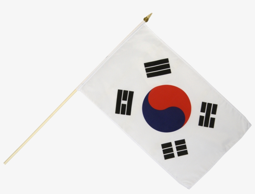 South Korea Hand Waving Flag - South Korean Flag Png, transparent png #439915