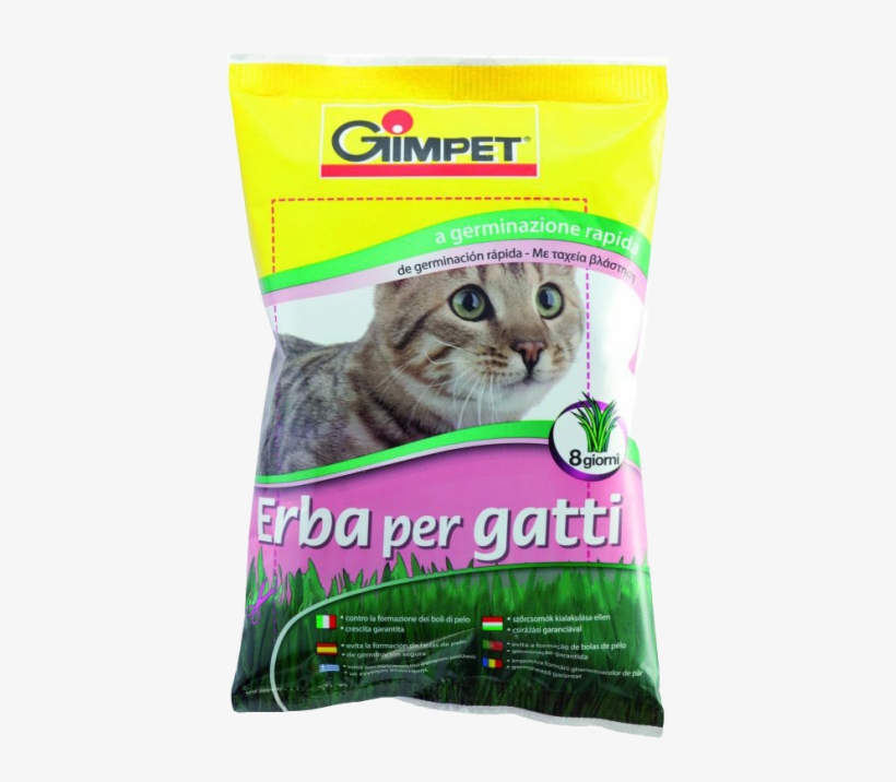 Hierba Para Gatos, 100 Grs - Gimpet Hy Gras - Cat Grass 150g, transparent png #4300065