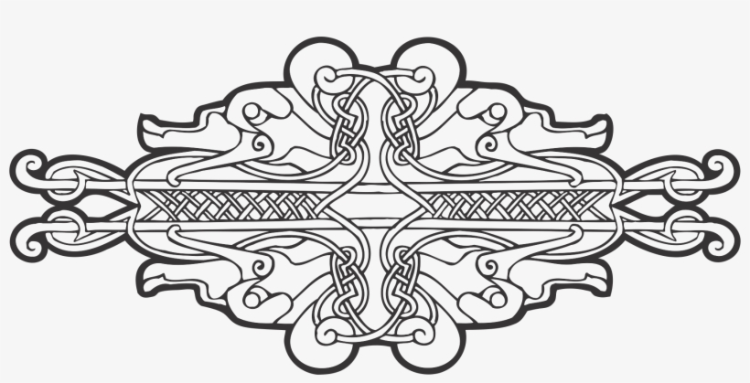 Celtic Ornament Vector Free Border - Celtic Ornaments, transparent png #4300173