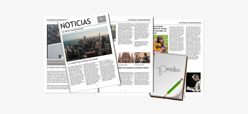 Crea Tu Propio Periódico Digital - Plantillas De Periodicos Para Editar Gratis, transparent png #4300932