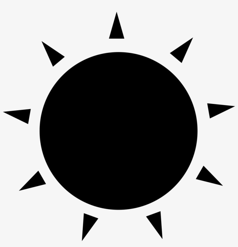 Free Sun Rays Vector Png - Sun Vector Black Png, transparent png #4301165