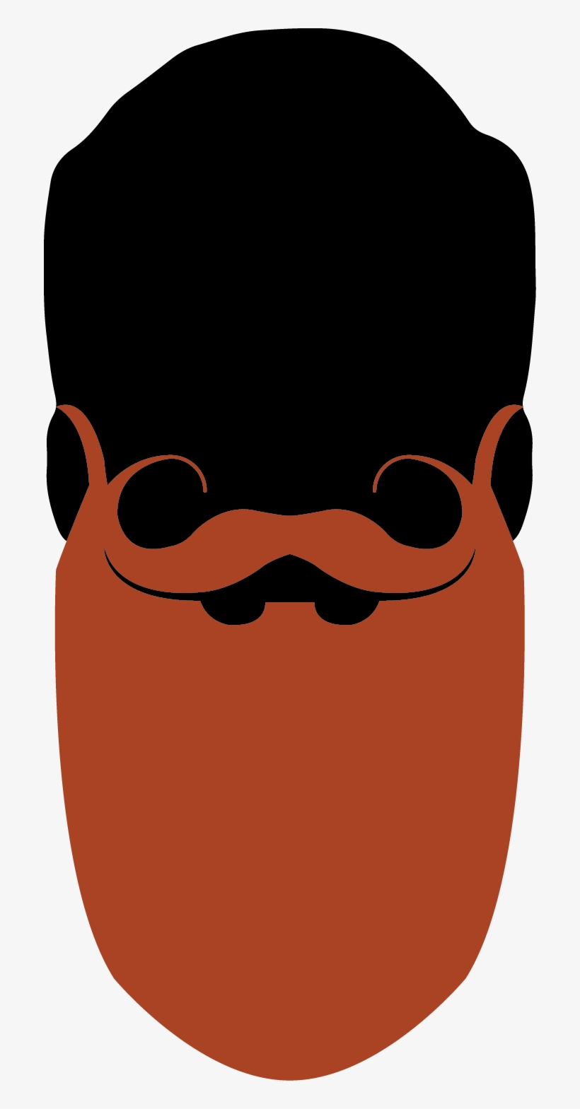 Full Beard With Styled Moustache - - Moustache, transparent png #4301366