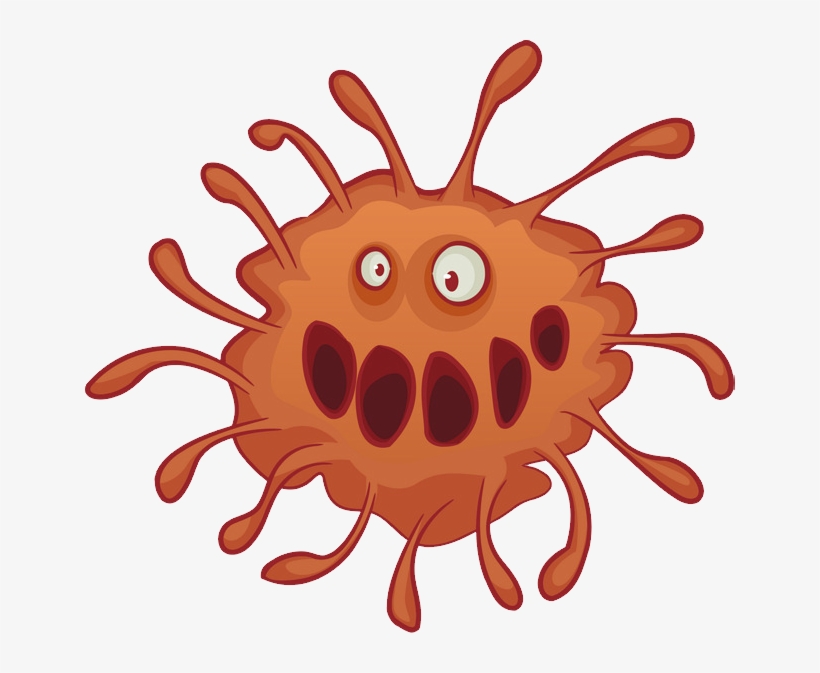 Virus Png Full Home Interior Design Photos Indian Home - Nasty Germs, transparent png #4301387